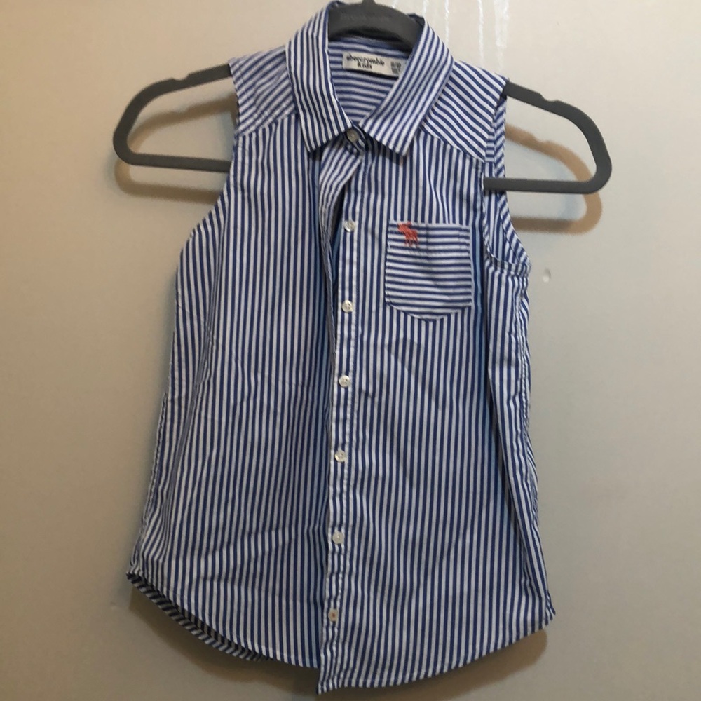 A tank top collared shirt